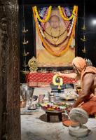 Jalabhisheka and Shodashopachara Puja by HH Swamiji on Samaradhana Divasa of HH Shrimat Pandurangashram Swamiji. SCM-Karla.(16 June 2026)
